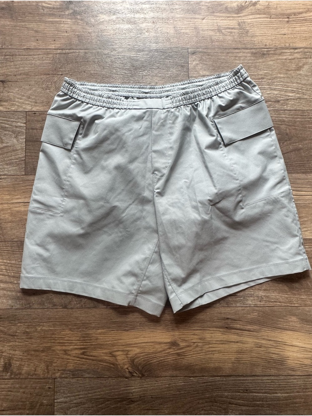 lululemon athletica Light Gray Cargo Shorts
